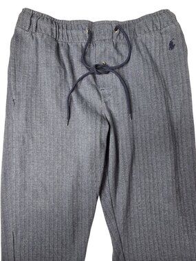 Polo Ralph Lauren Men’s Blue Herringbone Sleepwear Pants XL Cotton Blend